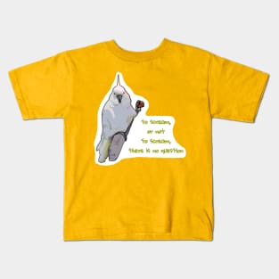 To Scream or Not To Scream Kids T-Shirt